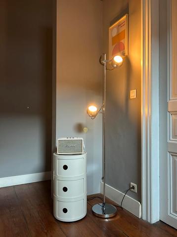 Vintage Eyeball Vloerlamp – Chroom – Jaren ’70 Space Age beschikbaar voor biedingen