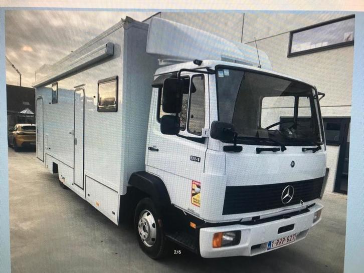 Mercedes-Benz 814 Mobilhome – Rijbewijs C, Caravans en Kamperen, Mobilhomes, Particulier, tot en met 2, Buscamper of Camperbus