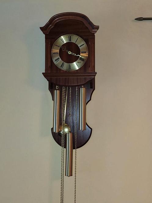 Houten wandklok, Antiek en Kunst, Antiek | Klokken, Ophalen of Verzenden