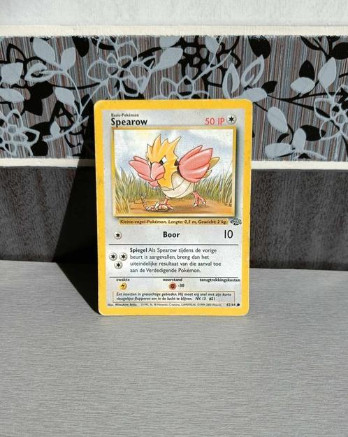 Pokémon - Spearow - 62/64 - Nostalgie - €1,50, Hobby en Vrije tijd, Verzamelkaartspellen | Pokémon, Gebruikt, Losse kaart, Ophalen
