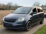 Opel zafira 1.9 7 plaatsen Airco, Autos, Argent ou Gris, Achat, Boîte manuelle, Noir
