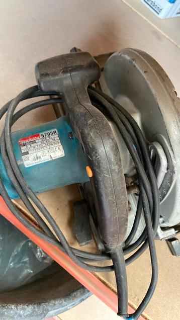 Handcirkelzaag Makita, Doe-het-zelf en Bouw, Gereedschap | Schuurmachines, Ophalen, Zo goed als nieuw