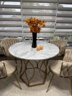 Luxe marmerlook tafel, Ophalen, Zo goed als nieuw
