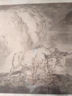 Ets, Henri Van Peteghem, Labeur, Antiek en Kunst, Kunst | Etsen en Gravures, Ophalen