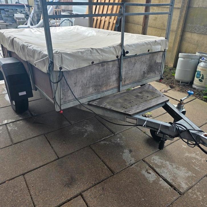 Aanhangwagen binnen maat 200cm x 130cm, Auto diversen, Aanhangers en Bagagewagens, Ophalen