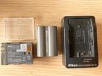 Batterij en lader Nikon, Audio, Tv en Foto, Fotografie | Accu's en Batterijen, Ophalen, Zo goed als nieuw