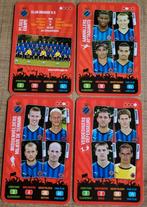 Club Brugge: 4 verzamelkaarten - seizoen 2008-2009, Ophalen of Verzenden, Zo goed als nieuw, Poster, Plaatje of Sticker