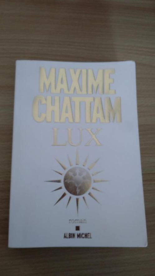 Livre "Lux" Maxime Chattam nov 2023, Boeken, Romans, Zo goed als nieuw, België, Ophalen