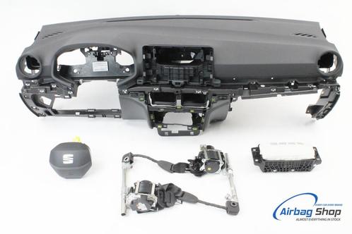 Airbag set – Dashboard zwart Seat Ibiza 6F facelift, Auto-onderdelen, Dashboard en Schakelaars, Gebruikt, Ophalen of Verzenden