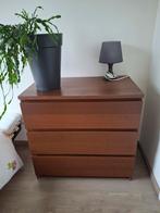 3 ladenkasten Ikea malm kastanjebruin met 3 laden., Huis en Inrichting, Ophalen