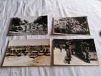 4 postkaarten WO2 Belgisch Leger, Enlèvement ou Envoi, Armée de terre, Photo ou Poster