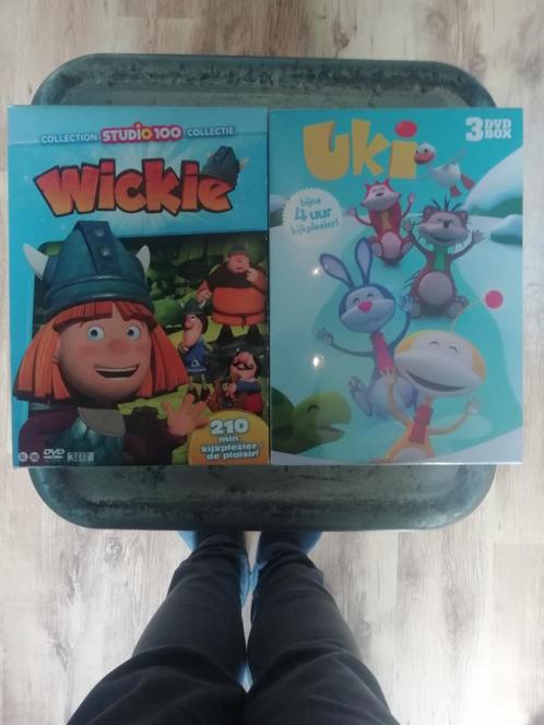 Wickie en Uki, Cd's en Dvd's, Dvd's | Kinderen en Jeugd, Tv fictie, Avontuur, Boxset, Alle leeftijden, Verzenden