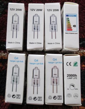 G4 insteeklampjes 20 watt  12 volt beschikbaar voor biedingen