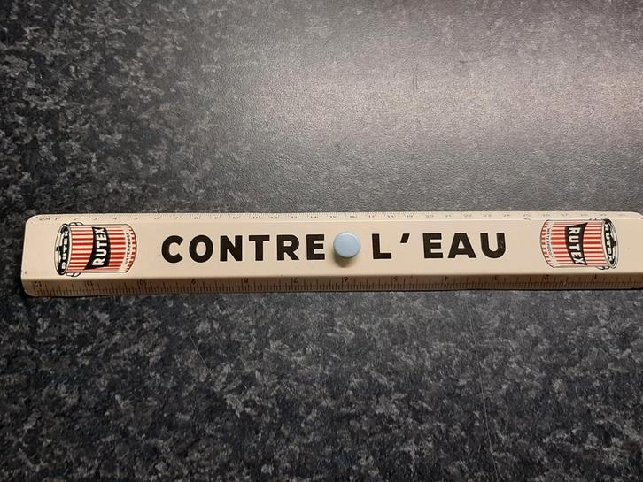 Oude reclameregel  1959, Verzamelen, Retro