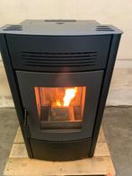 Pelletkachel gietijzeren binnenwerk, Huis en Inrichting, Kachels, Ophalen, Gebruikt, Vrijstaand, Pelletkachel