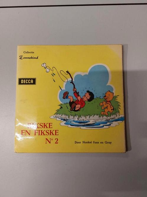 vintage 45 toerenplaatje Rikske en Fikske deel 2.  1964, Cd's en Dvd's, Vinyl | Kinderen en Jeugd, Zo goed als nieuw, Ophalen of Verzenden