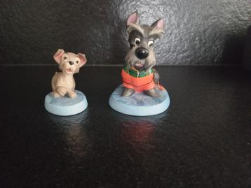 Wdcc Jock and Scamp uit de lady and Tramp serie. Bijna niet  beschikbaar voor biedingen