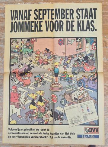 Jommeke poster Het Volk Jef Nys DVV beschikbaar voor biedingen