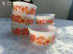 Set van 6 Vintage Arcopal look-a-like France aperitiefschaal, Ophalen, Zo goed als nieuw, Schaal of Schalen