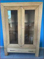 Eiken vitrinekast, Ophalen, Gebruikt