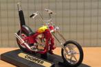 Motormax Chopper 1:18, Hobby en Vrije tijd, Modelauto's | 1:18, Ophalen of Verzenden, Nieuw, Motor, Motormax