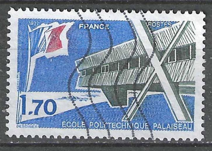 Frankrijk 1977 - Yvert 1936 - Polytechnisch Instituut (ST), Postzegels en Munten, Postzegels | Europa | Frankrijk, Gestempeld