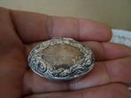 Boîte à pilules en argent antique tabatière en argent 925, Enlèvement ou Envoi