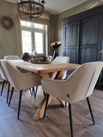 Eiken tafel, Huis en Inrichting, Tafels | Eettafels, Ophalen, Zo goed als nieuw