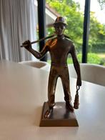 Bronzen Mijnwerker, Ophalen