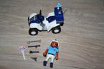 playmobil politie quad set 3655, Ophalen of Verzenden, Gebruikt, Complete set
