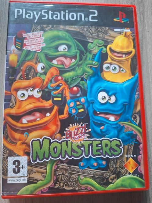 🟣 PS2 Buzz! Junior: Monsters, Games en Spelcomputers, Games | Sony PlayStation 2, Zo goed als nieuw, Ophalen of Verzenden