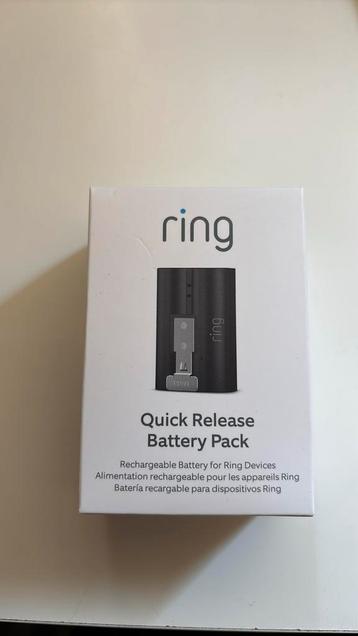 Ring batterij/Quick Release Battery Pack Ongebruikt beschikbaar voor biedingen