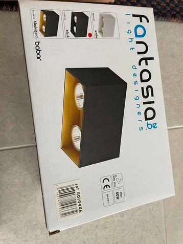 2 Nieuwe moderne plafondarmatuur voor 2 GU10 spots beschikbaar voor biedingen