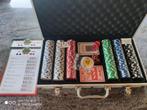 Pokerspel met koffer, Ophalen of Verzenden, Zo goed als nieuw