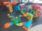 Vtech bouwplaats, brandweerkazerne, boerderij, Ophalen, Zo goed als nieuw, 6 maanden tot 2 jaar