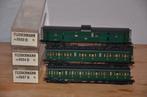 fleischmann 945687B+89+84-voiture SNCB-Voitures voyag ex-DR, Envoi, Comme neuf, Fleischmann