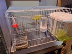 Vogelkooi metaal wit, Ophalen, Zo goed als nieuw, Metaal, Vogelkooi