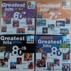 32 cd's Greatest hits of the 60's, 70's, 80's, Enlèvement ou Envoi, Comme neuf, Pop, Coffret