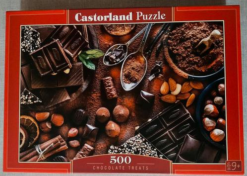 Castorland Chocolates puzzel van 500 stuks, Hobby en Vrije tijd, Denksport en Puzzels, Legpuzzel, Ophalen of Verzenden