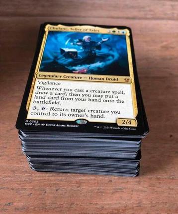 Deck Magic the Gathering : bleu, blanc, vert, Enlèvement ou Envoi, Comme neuf, Plusieurs cartes, Foil