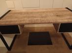 Bureau mangohout nieuwstaat, Ophalen, Zo goed als nieuw, Bureau