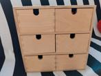 Ikea houten kastje met 6 laden - bureau opberger, Ophalen