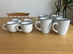 Set de 4 tasses et 4 mugs, Maison & Meubles, Cuisine | Vaisselle, Enlèvement, Utilisé, Autres matériaux, Autres styles