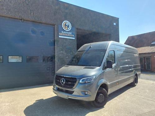 Mercedes Sprinter L3H2 2023 35000km luchtvering, Auto's, Bestelwagens en Lichte vracht, Bedrijf, 360° camera, ABS, Achteruitrijcamera