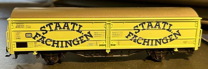 3039. Overdekte auto” Statl Fachingen” H0 Märklin., Hobby en Vrije tijd, Modeltreinen | H0, Nieuw, Wagon, Märklin, Ophalen of Verzenden