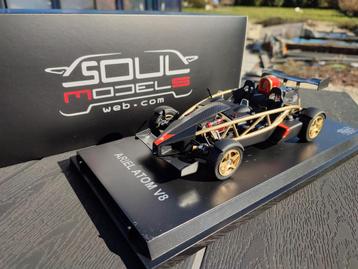 Ariel Atom V8 1/18 soul models, Enlèvement ou Envoi, Comme neuf, Voiture, Autres marques