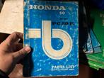 Partslist Honda PC50K, onderdelenlijsten, Motoren, Ophalen of Verzenden, Honda