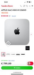 Mac mini m1 neuf sous garantie vandenborre, Informatique & Logiciels, Apple Desktops, Enlèvement ou Envoi, Neuf, Mac Mini