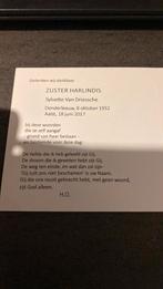 Zuster Sylvette Van Driessche, Verzenden, Bidprentje