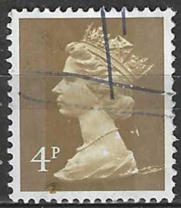 Grande-Bretagne 1970-1980 - Yvert 612 - Reine Elisabeth (OB), Envoi, Affranchi